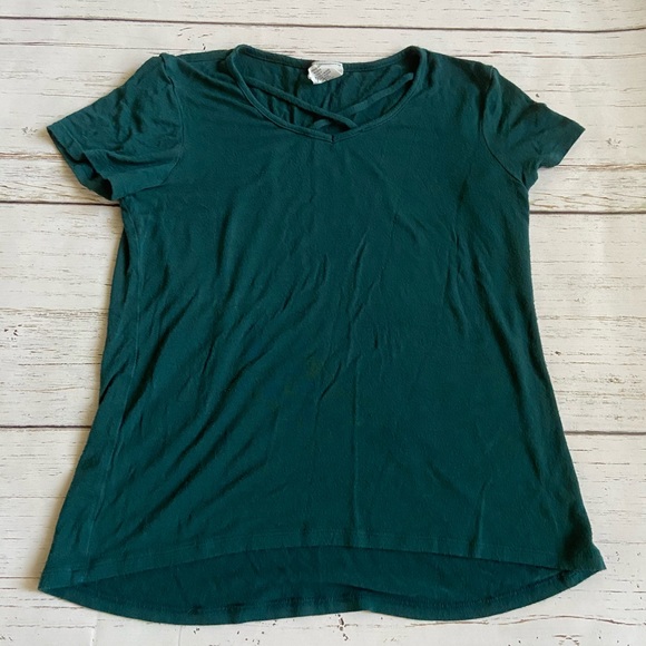 dark green/teal relaxed fit tee! - Picture 2 of 2